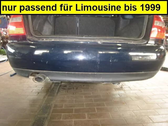 Stoßstange / Stossfänger Hinten Audi A4 1.6 B5 Farbe blau LY5L Limousine