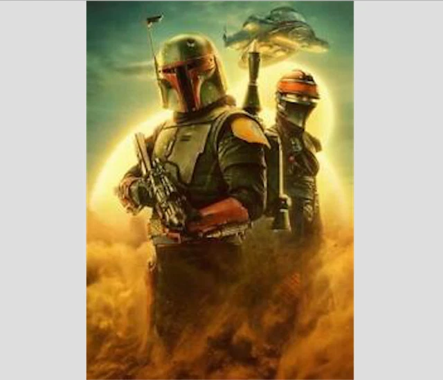 STAR WARS - DISNEY – BOOK OF BOBA FETT POSTER - Reproduced on decent photo paper
