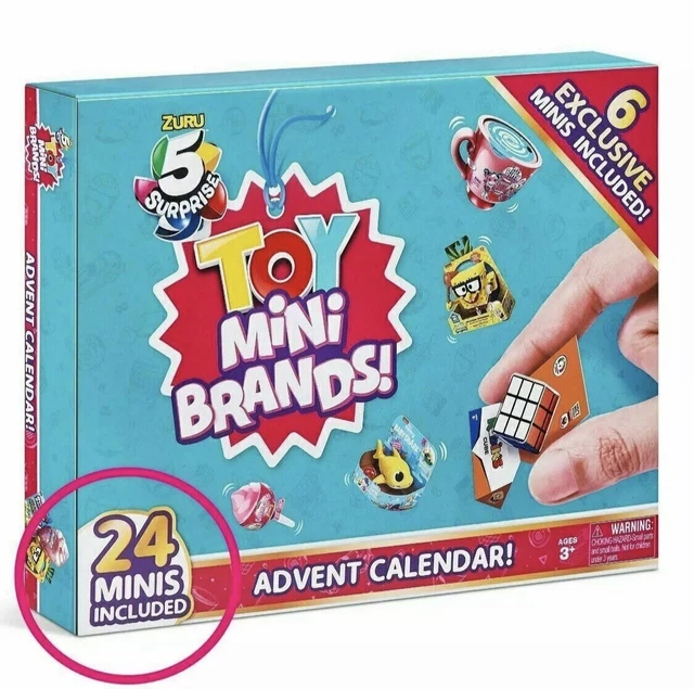 TOY MINI BRANDS Advent Calendar 24 Surprise Pack New 2021 Zuru New