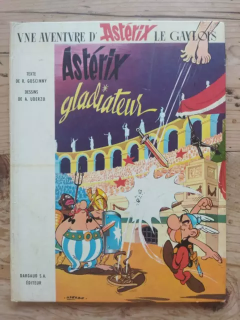 Astérix gladiateur par Goscinny & Uderzo Dargaud 4c 1964