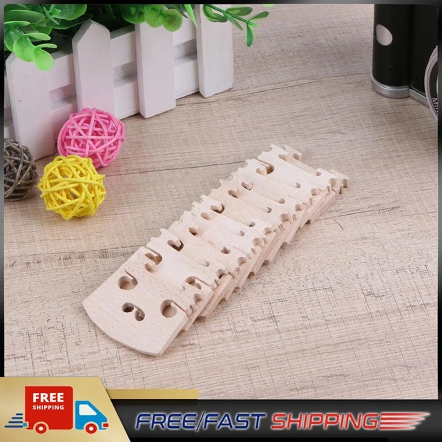 10pcs 4/4 Violin Bridges DIY Maple Fiddle Bridge Parts Violins Accessories