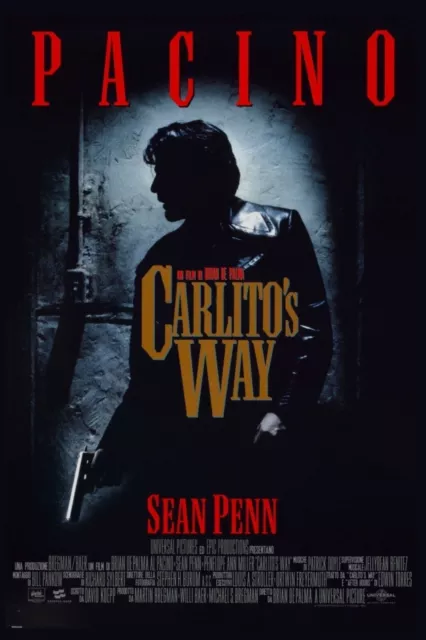 Carlito's Way Film 1993 Poster Locandina 45X32Cm Cinema