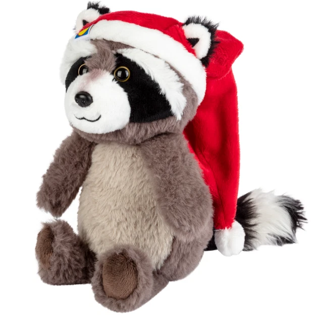LIDL RACCOON CHRISTMAS Advert 2023 Soft Plush Teddy Raccoon Toy 20cm