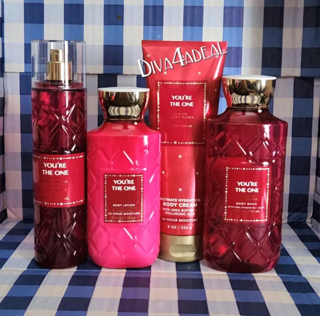 Bath & Body Works YOU’RE THE ONE 4PC Collection Set Lot Bundle