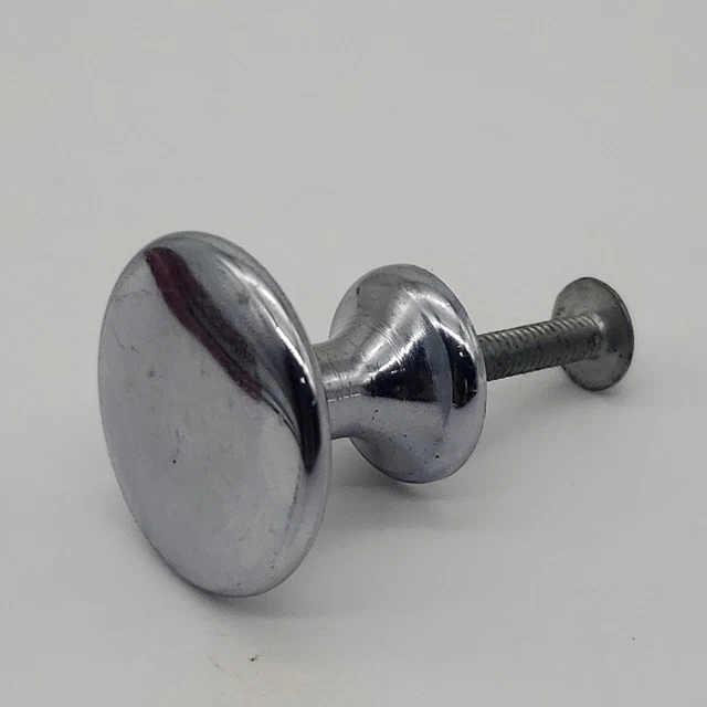 Vintage Metal Drawer Pull Knob: Architectural Salvage for DIY Projects
