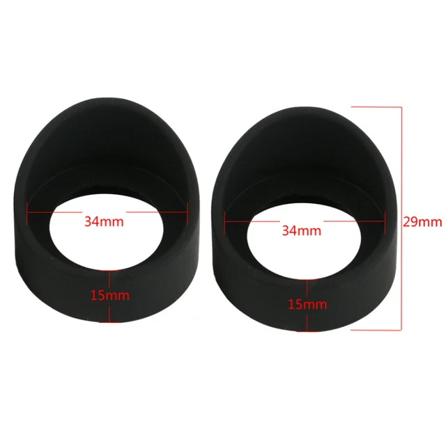 32-37mm Binoculars Microscope Eyepiece Cup Rubber Eye Guards EyeShield Lab 2PC