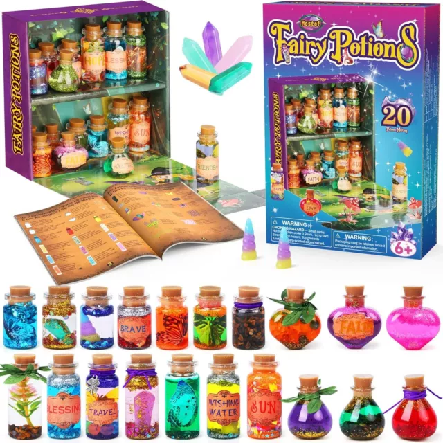 Mostof DIY Fairy Potions Craft Kits for Kids, Mix 20 Magical Wizard Potions wit