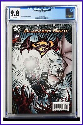 Superman Batman #67 CGC Graded 9.8 DC February 2010 White Pages Comic Book