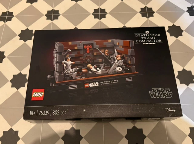 LEGO 75339 STAR Wars Death Star Trash Compactor Diorama - New & Sealed ...