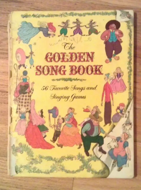 The Golden Song Book -Wessels, Ill. Elliott, Golden Press Vintage 1945 1st Ed.