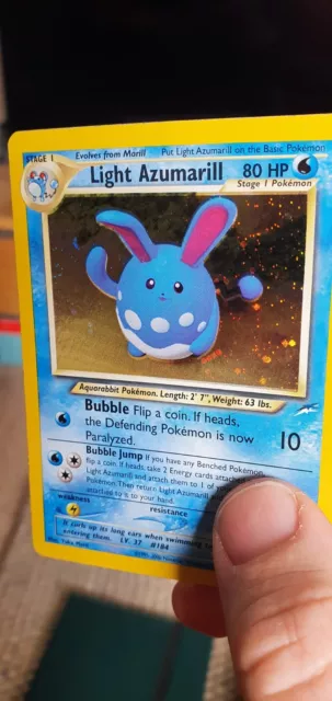 Light Azumarill 13/105 / Neo Destiny  HOLO SHIFT ERROR