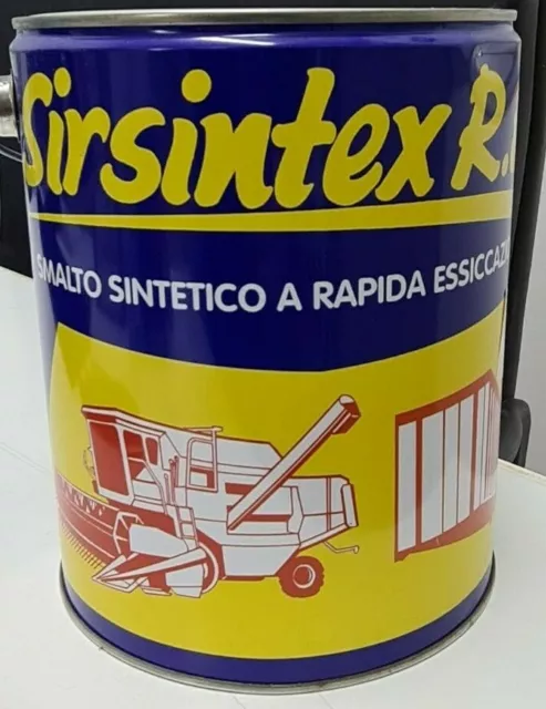 Sirsintex Re Ral3000  Lucido Smalto Vernice Rapida Essicazione Sintetico Tn 4Lt