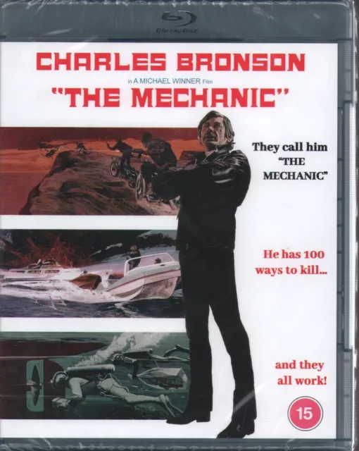 The Mechanic Mechanic blu-ray UK 2022 Starring Charles Bronson, directed by