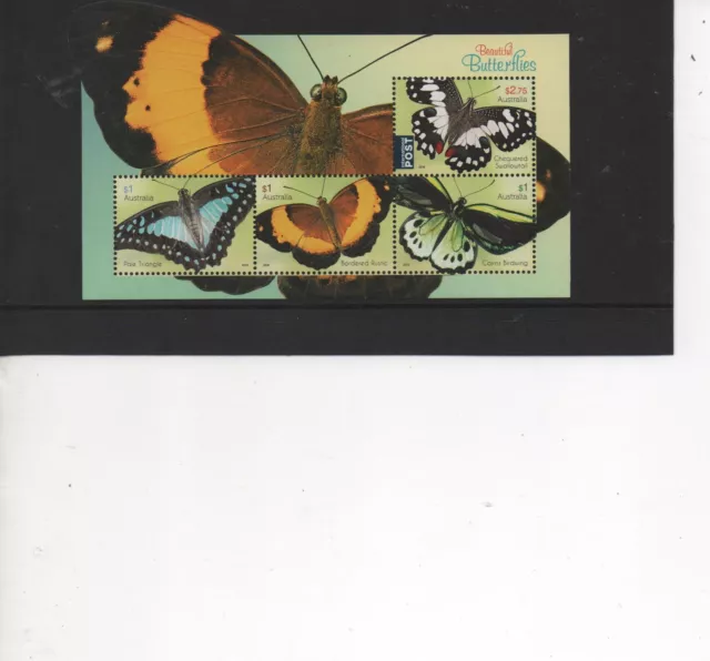 Australia Stamps 2016 Beautiful Butterflies  Miniature Sheet MNH SG MS4574