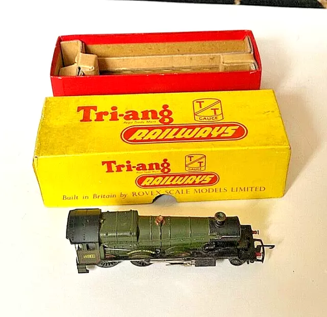 A Boxed Triang Tt Gauge T91 4-6-0 Windsor Castle Locomotive Good Runner