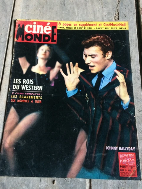 CINEMONDE 1532 BEATLES PRESLEY GERARD PHILIPE MAC QUEEN HARDY