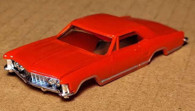 Aurora. Model Motoring. HO Scale Slot Car Body. Riviera. Red. Tjet Type.