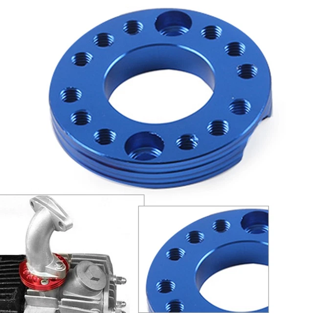 26mm Carburetor Inlet Manifold Spinner Plate Adaptor For Pit Bikes – Blue Finish