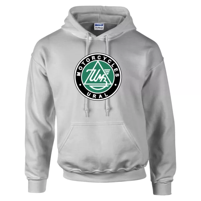 ural motorcycles Round Style  Motorcycle Printed Hoodie in 5 Sizes