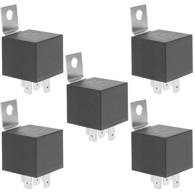 6 Prese Imbracatura Per Rel&egrave; Auto 5 Pin Impermeabili &ndash; 40A 12V DC &ndash; FTR-F3