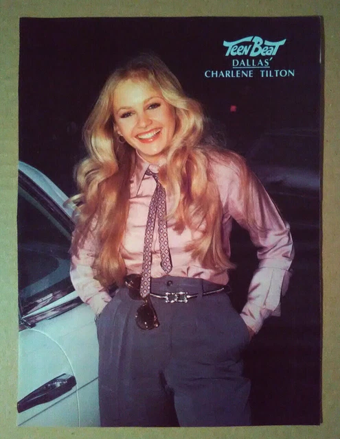 MAGAZINE PINUP~ JIMMY BAIO shirtless ~1980s ~~Back- CHARLENE TILTON TV