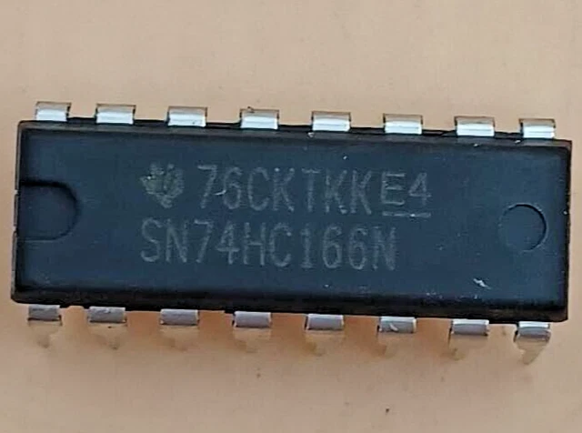 30 pcs SN74HC166N Texas Instrument 8Bit Shift Reg P-In/S-Out