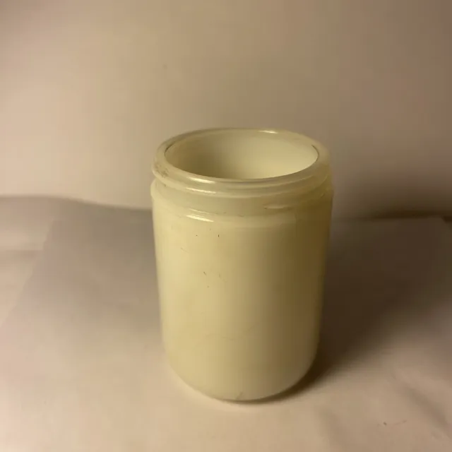 Antique Harriet Hubbard Milk Glass Jar