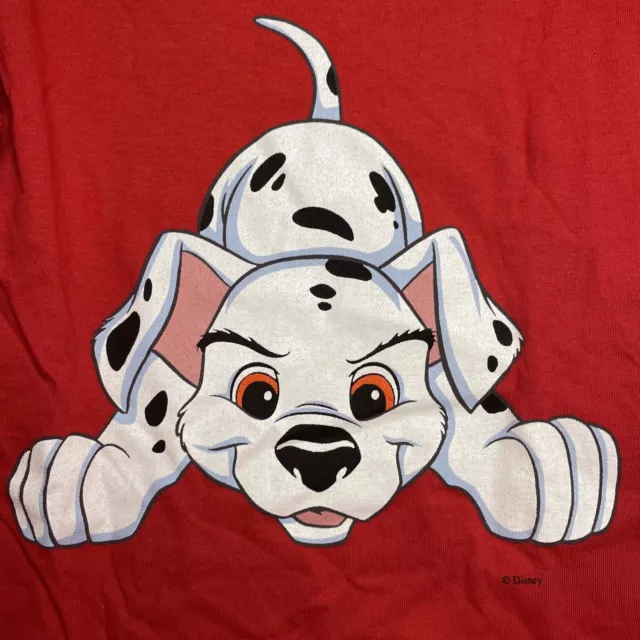 VTG 101 Dalmations T Shirt Kids Medium Single Stitch NOS VTG 90’s Disney USA