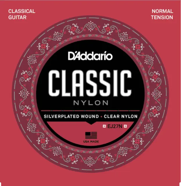 D'Addario CLASSIC NYLON - EJ27N - Classical Guitar - Normal Tension - AUS STOCK