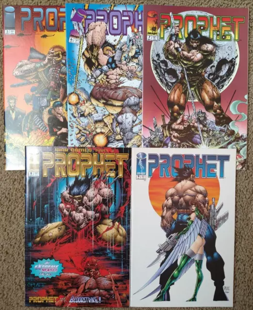 PROPHET #5 6 7 8 9 (lot of 5) Image Comics 1994 Liefeld/Platt VF+