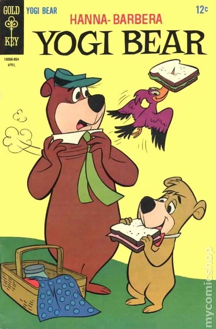 Yogi Bear #32 VG+ 4.5 1968 Stock Image Low Grade