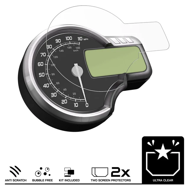 Speedo Angels Protecteur D'Écran Ultra Transparent Pour Honda NX500 (2024+) - 2 Pièces Anti-Rayures Premium
