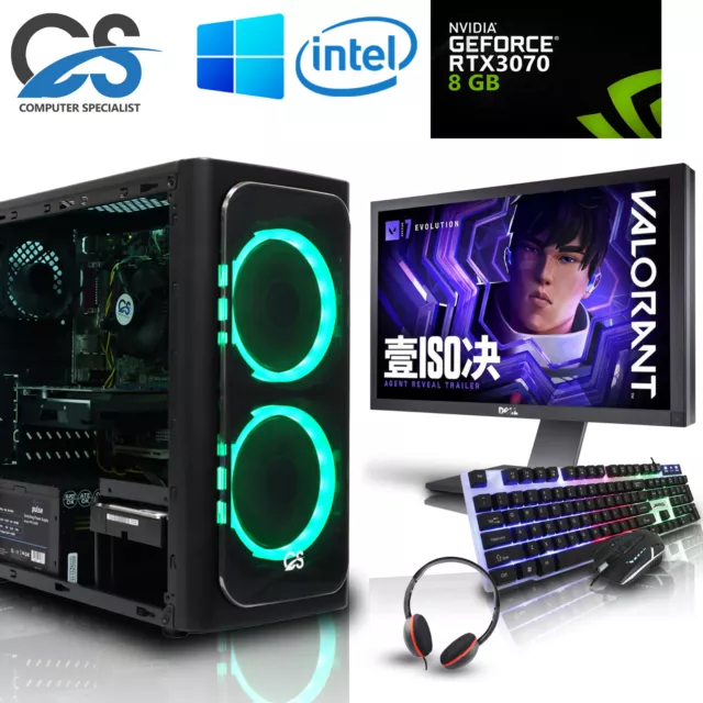 Desktop Gaming Computer PC Bundle Intel Core i7 16GB RAM 1TB HDD GT730 Windows10