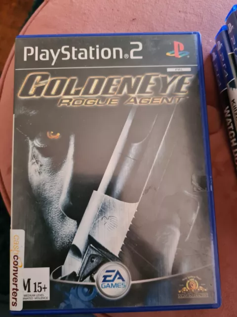 GOLDENEYE ROGUE AGENT PS2 Playstation 2 Game + Manual PAL $19.95