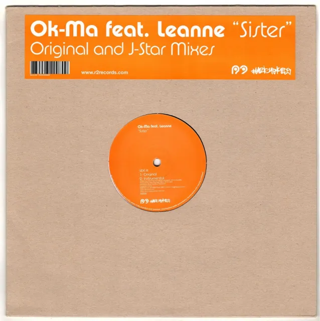 OK-MA & LEANNE-sister    r2 records 12"   (hear)     soul