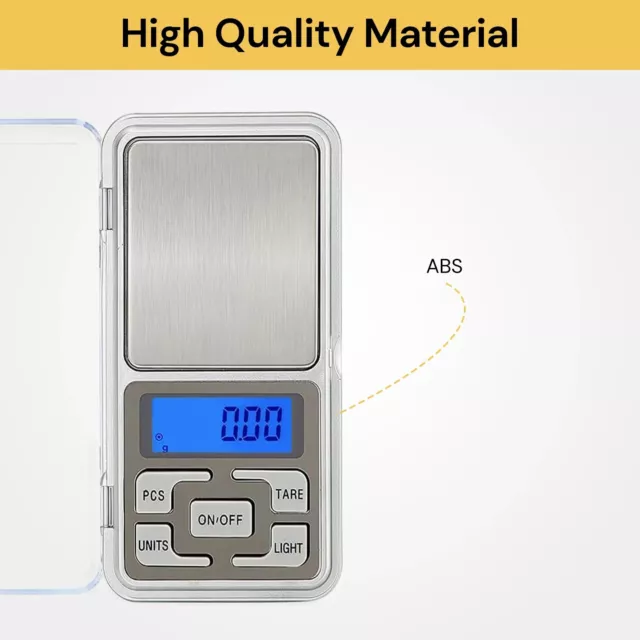 Mini Scales Pocket Scales Digital Scales 500/0.01g Balance Gram Gold Jewellery 3