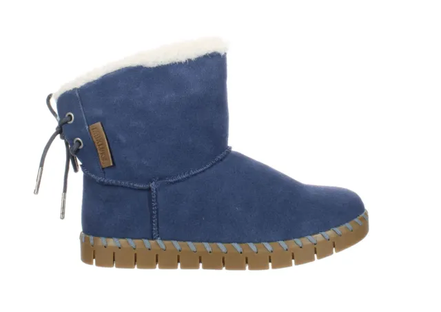 MUK LUKS Womens Blue Ankle Boots Size 6 (7318307)