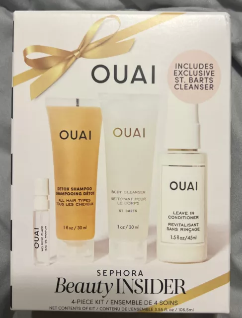 OUAI Sephora Beauty Insider Birthday 4 Piece Shampoo Conditioner Cleanser 2023