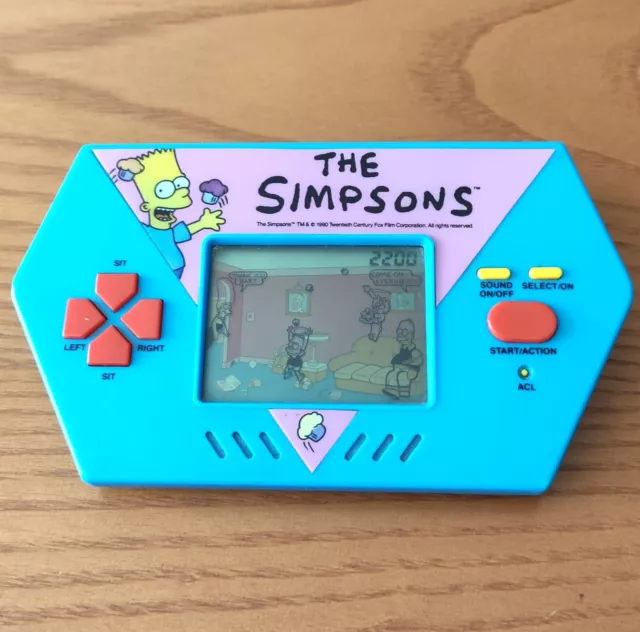 Juego LCD The Simpsons. Acclaim 1989. Funciona. 3