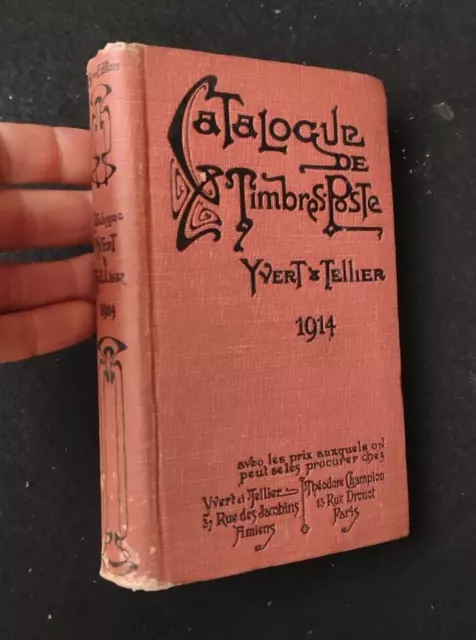 Catalogue De Timbres Poste Yvert Tellier 1914 Catalogo Francobolli