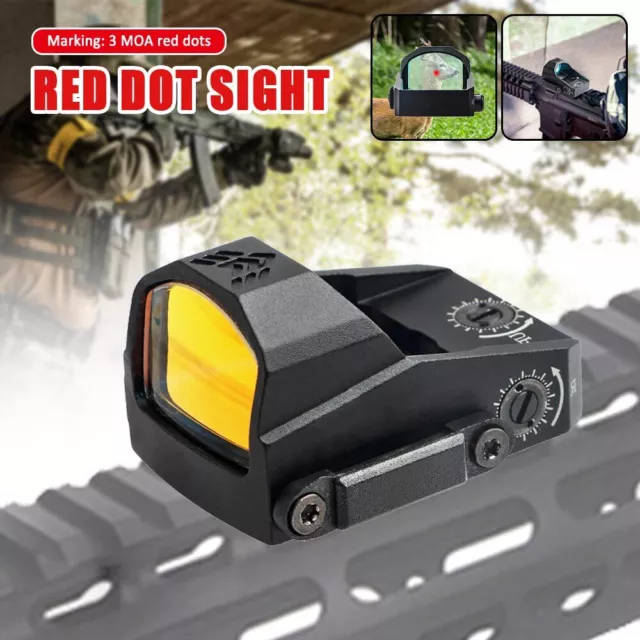 Mini Red Laser Dot Sight RMR Holographic Reflex Optics Hunting For Glock Pistol