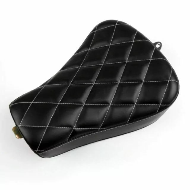 Leather Diamond Contoured Solo Sitz Für Sportster XL1200 72 48 10-15