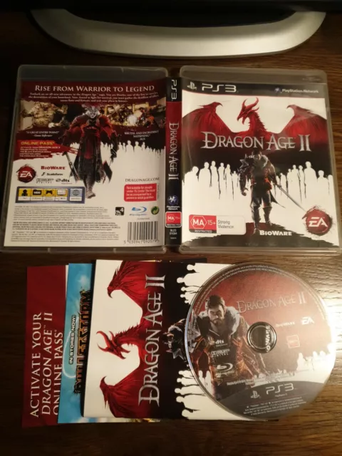Dragon Age II 2 PlayStation 3 PS3 sony free post see store & RISE WARRIOR RISE!
