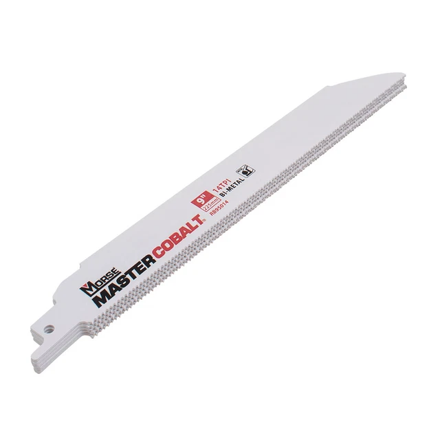 MK Morse Master Cobalt Metal Reciprocating Saw Blade 9 Inch X 1 Inch X .050