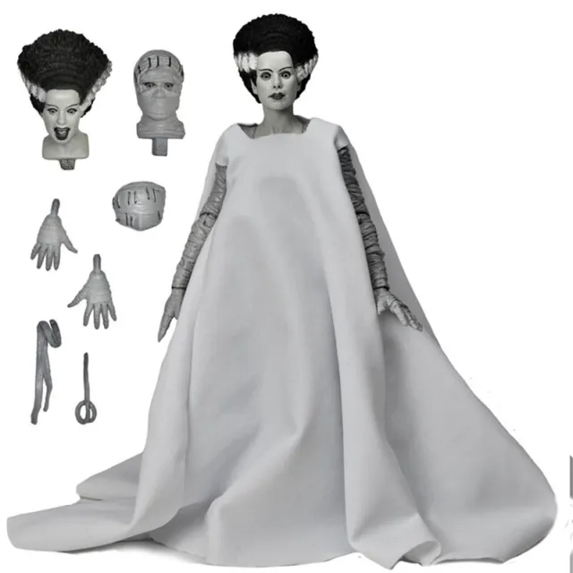 NECA Bride of Frankenstein Black White Ultimate 7" Figure Universal Monster