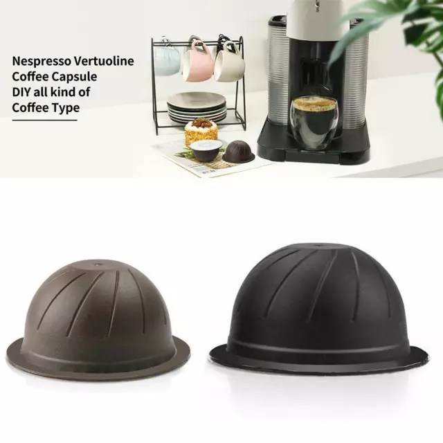 1PC Reusable Coffee Capsule For Nespresso Vertuo Vertuoline Pods Refillable E8A1