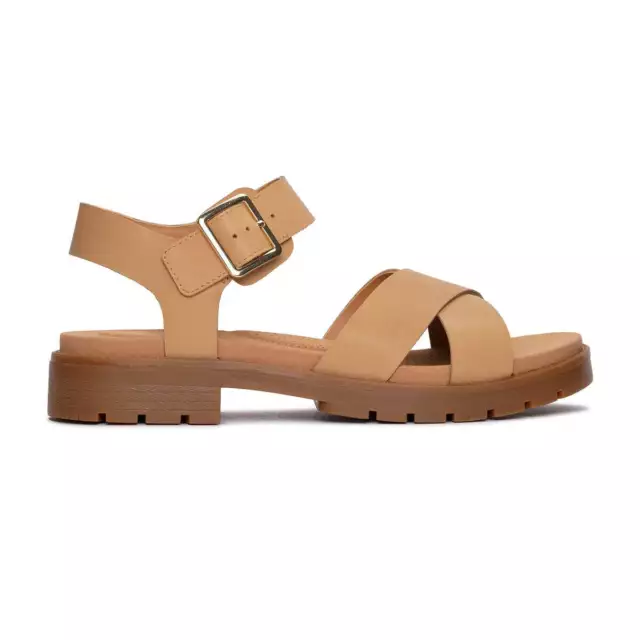 BNIB Clarks Ladies ORINOCO STRAP Light Tan Leather Sandals