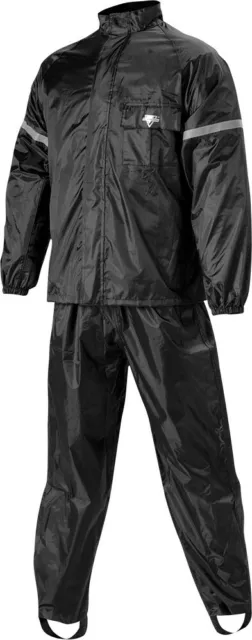 Nelson-Rigg WP-8000-BLK-02-MD Weatherpro Rain Suit Black/Black M