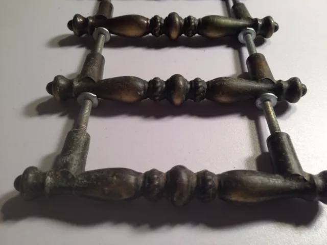 Lot Of 12 Vintage Metal Draw Pulls One Dozen 3