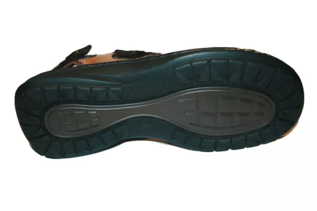 MEN'S SANDALS COMFORT Fisherman Closed Toe Sandals Black Tan $19.98 ...